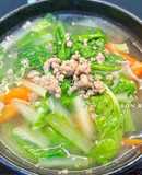 Canh Cải Dún Thịt Bằm