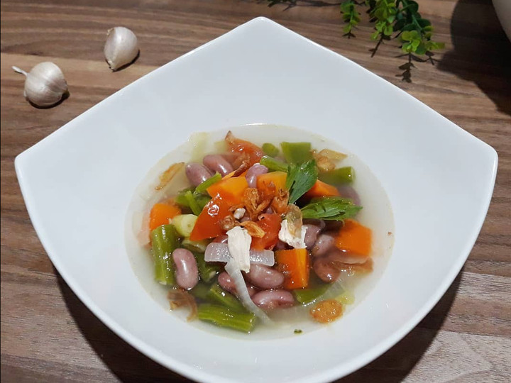 Resep SUP SAYUR KACANG MERAH bumbu iris &amp;amp; bubuk, ga pake ngulek, Sempurna