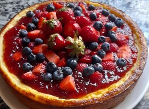 Una foto de Cheesecake de frutos rojos