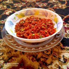 A picture of Gajar ka halwa.