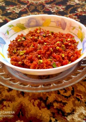 A picture of Gajar ka halwa.