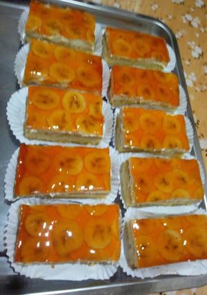 صورة لوصفة كيكة بالموز