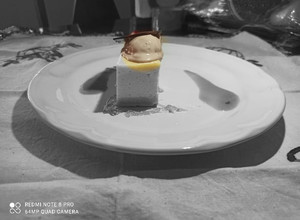 Una foto de Helado de chocolate