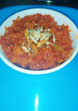 गाजर का हलवा (Gajar Ka halwa recipe in hindi) रेसिपी मुख्य फोटो