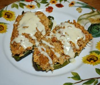 Ultimate Make Recipe Roasted Poblano Peppers with Chicken  Queso Cheese Sauce Delicious Steady
