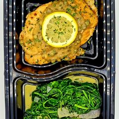 A picture of Chicken Piccata.