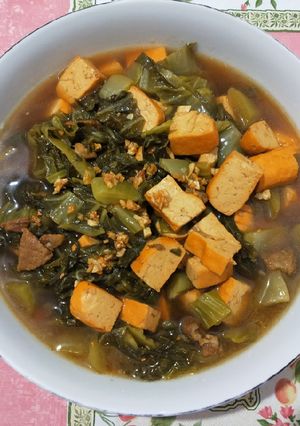 Foto resep Sayur Asin cah Tahu Kuning
