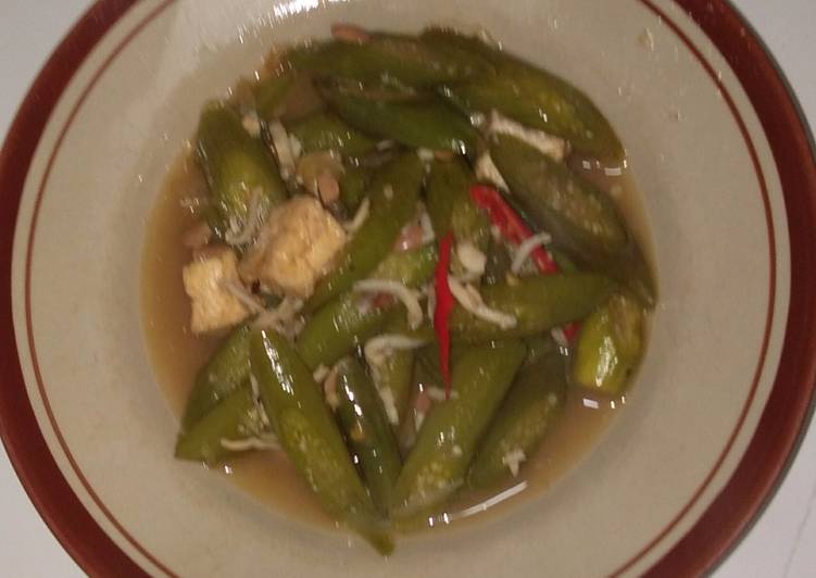 Terong telunjuk tauco