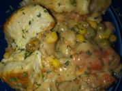 A picture of skillet chicken pot pie