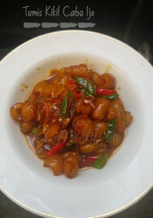 Foto resep Tumis Kikil Cabe Ijo