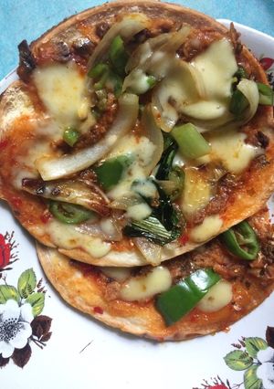 Foto resep Pizza roti tawar teflon