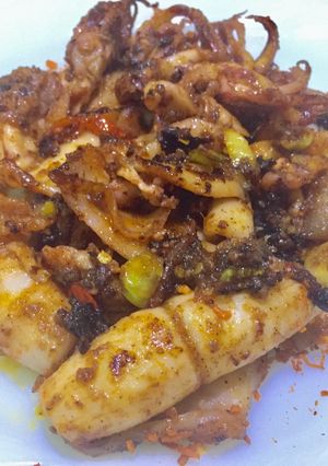 Foto resep Cumi Bakar Pedes Gila