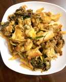 Ếch xào măng chua