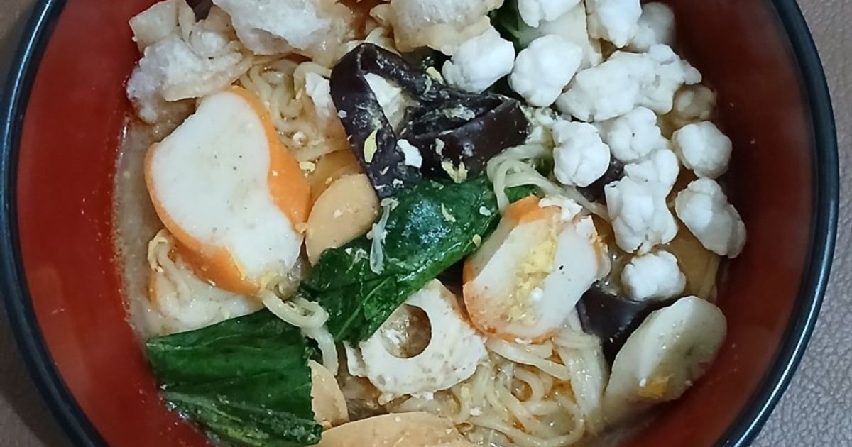 Seblak Kuah Pedas Tanpa Kerupuk