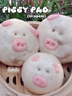 Foto resep Bakpao Karakter (Piggy Pao)