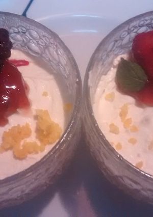Una foto de Cheesecake con frutos rojos 🍓