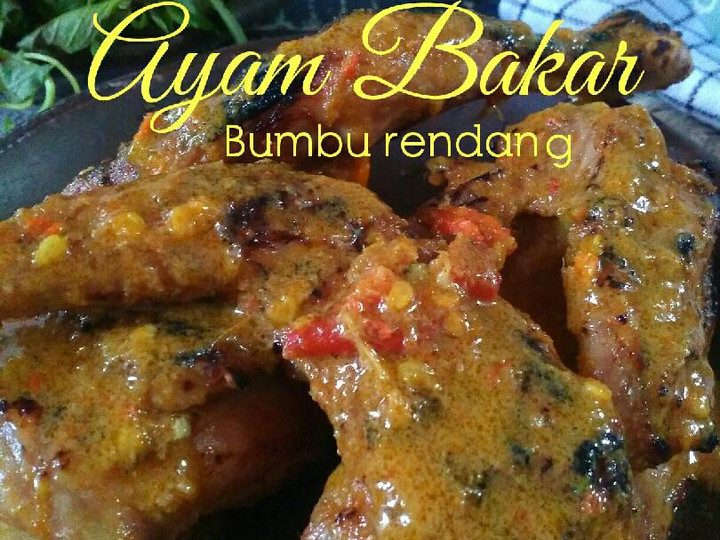 Cara Gampang Menyiapkan Ayam bakar bumbu rendang Irit Anti Gagal