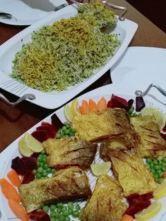 عکسی از دستور سبزی پلو با ماهی