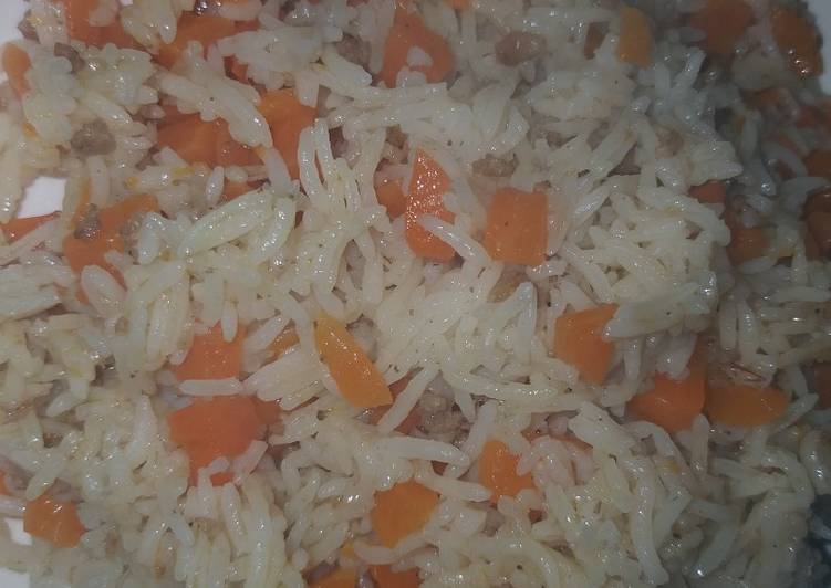 رز العنبر بلجزر واللحم