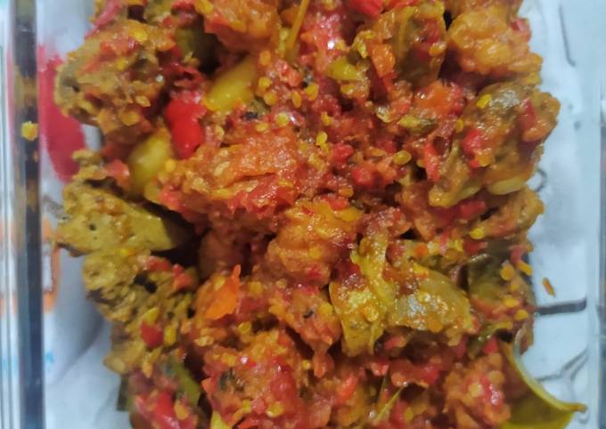 Langkah Mudah untuk Menyiapkan Sambel Goreng Ati Ampela Tempe, Sempurna