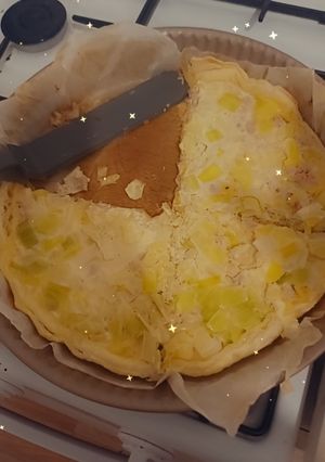 Une photo de Tarte thon et aux poireaux