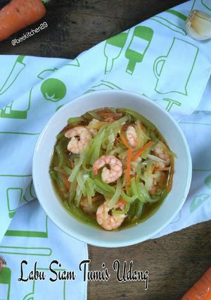 Foto resep Labu Siam Tumis Udang