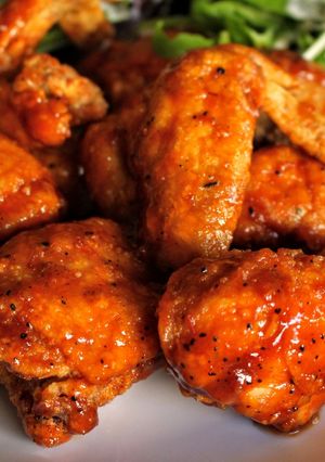 A picture of Buffalo BBQ Fried Chicken (or Chicken Wings).