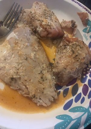 A picture of Barbecued fish,and barbecue sauce for fish.