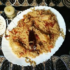 A picture of Chicken Yakhni Pulao😋🍲.