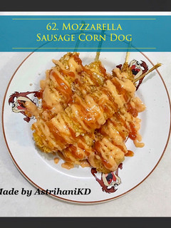 Foto resep 62. Mozzarella Sausage Corn Dog
