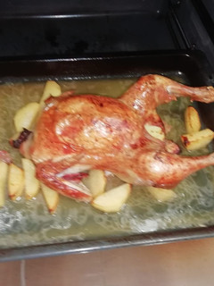 Una foto de Pollo asado a la Santina
