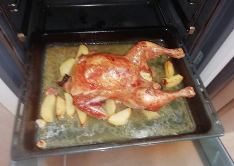 Pollo asado a la Santina