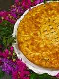 Crostata alle pesche e marmellata di arance amare