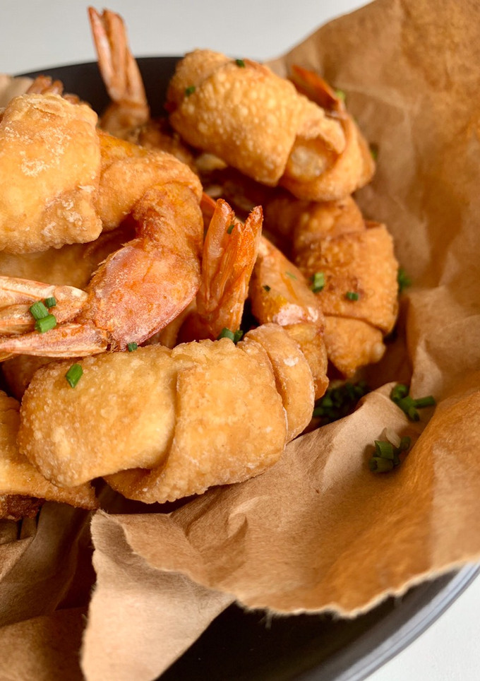Una foto de 🍤Langostinos enrollados🍤