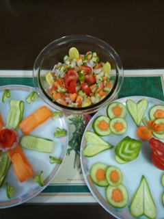 A picture of Vegetable salad.