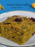 🎃 Pumpkin Banana Cake – Healthy Treat | Wholesome Plant-Based