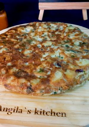A picture of Spanish tortilla.