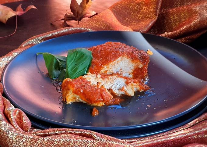 Pollo al pomodoro in vasocottura