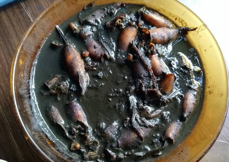 Cara mudah mengolah Cumi Masak Hitam yang Bikin Ngiler