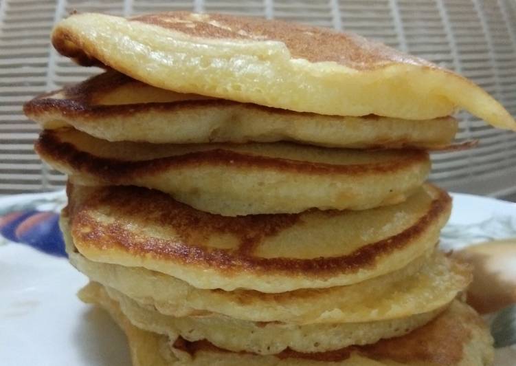 Cara Gampang Menyiapkan Fluffy sourdough pancakes, Lezat Sekali