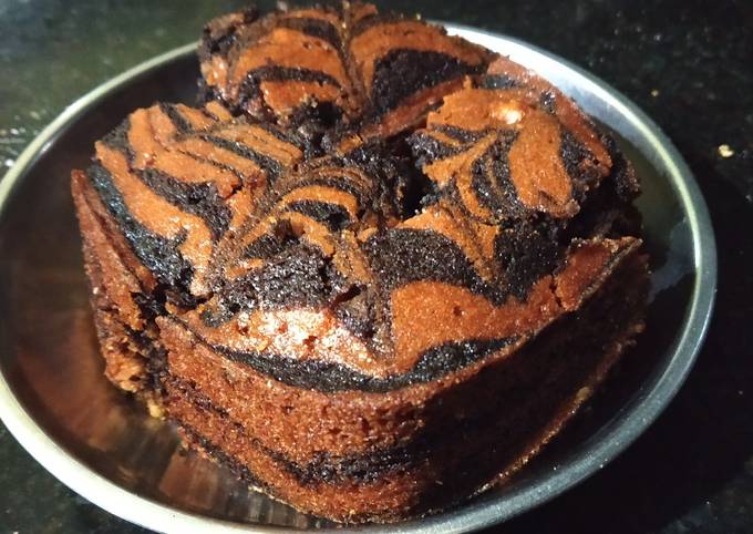 Recipe of Super Quick Biscuit zebra cake