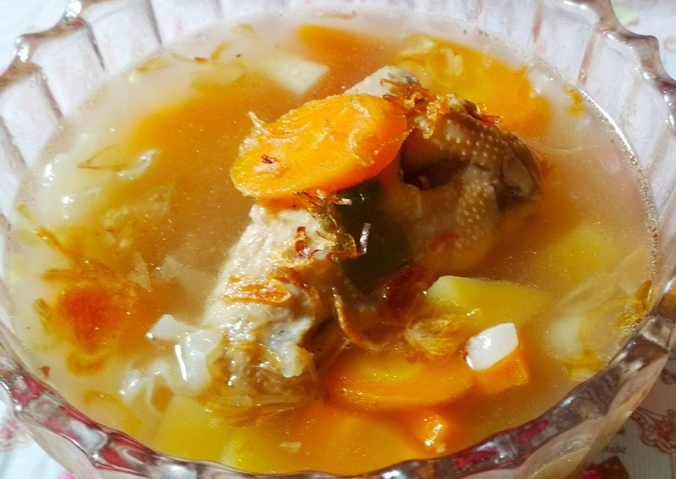 Sop ayam kampung rempah