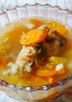 Foto resep Sop ayam kampung rempah