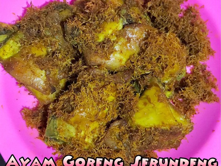 Resep Ayam Goreng Serundeng Anti Gagal