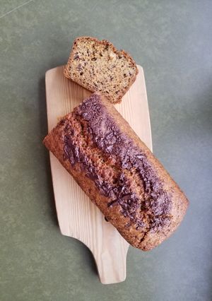 Foto resep Banana chocolate cake / kue coklat pisang