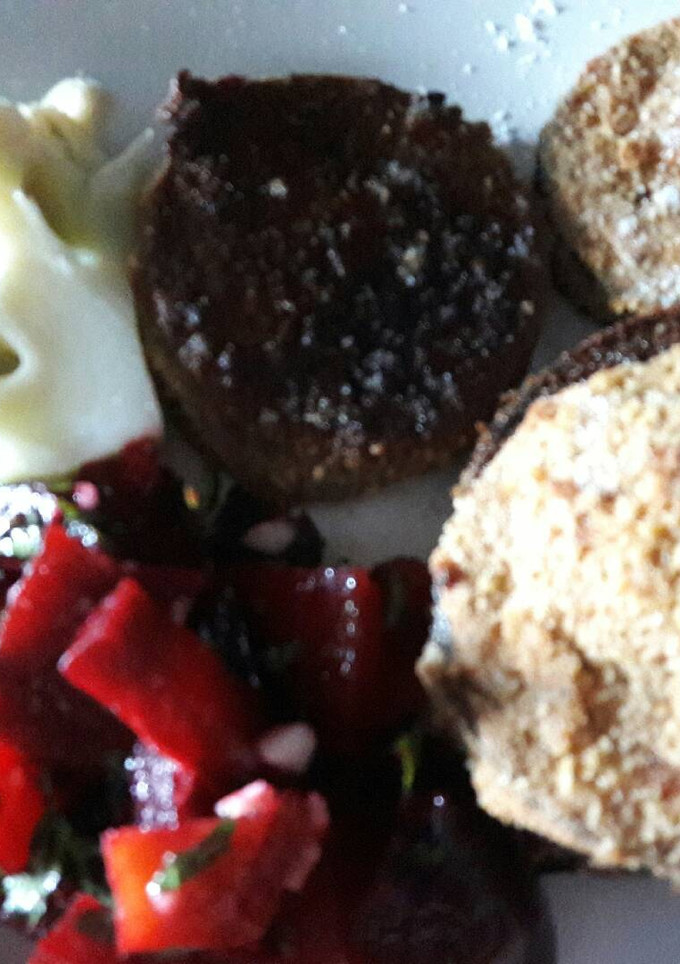 Una foto de Remolachas coliflor milanesas de berenjenas