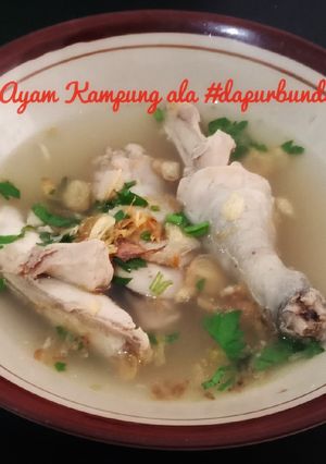 Foto resep Sop Ayam Kampung ala #dapurbundaqila