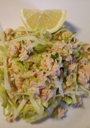A picture of Rainbow trout salad.