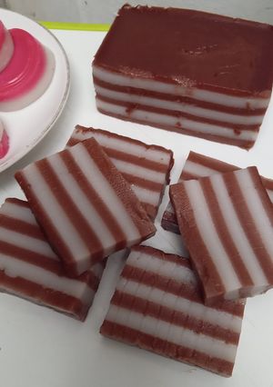 Foto resep Kue lapis tepung beras dan kanji