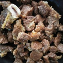 A picture of Fried mutton.